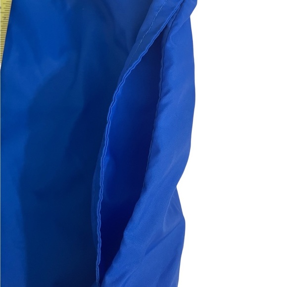 Vtg Nike ‘90s Blue Colorblock Windbreaker pullover 1/4 zip Jacket size large - Picture 4 of 10